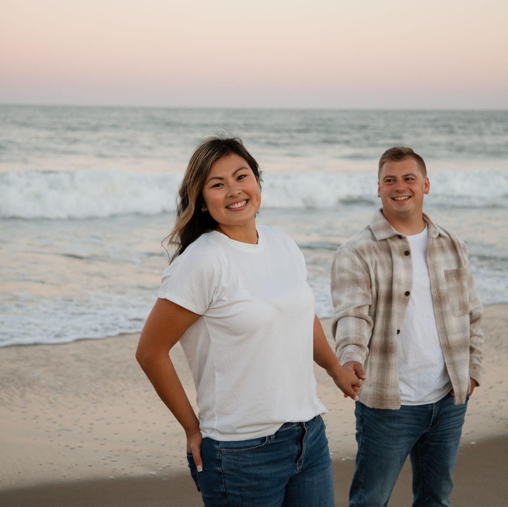 Engagement Session at Bethany Beach - LEA Photography