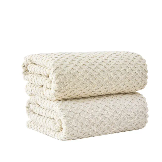 Cotton Quick-Dry Textured Towels - Great Bay Home .
