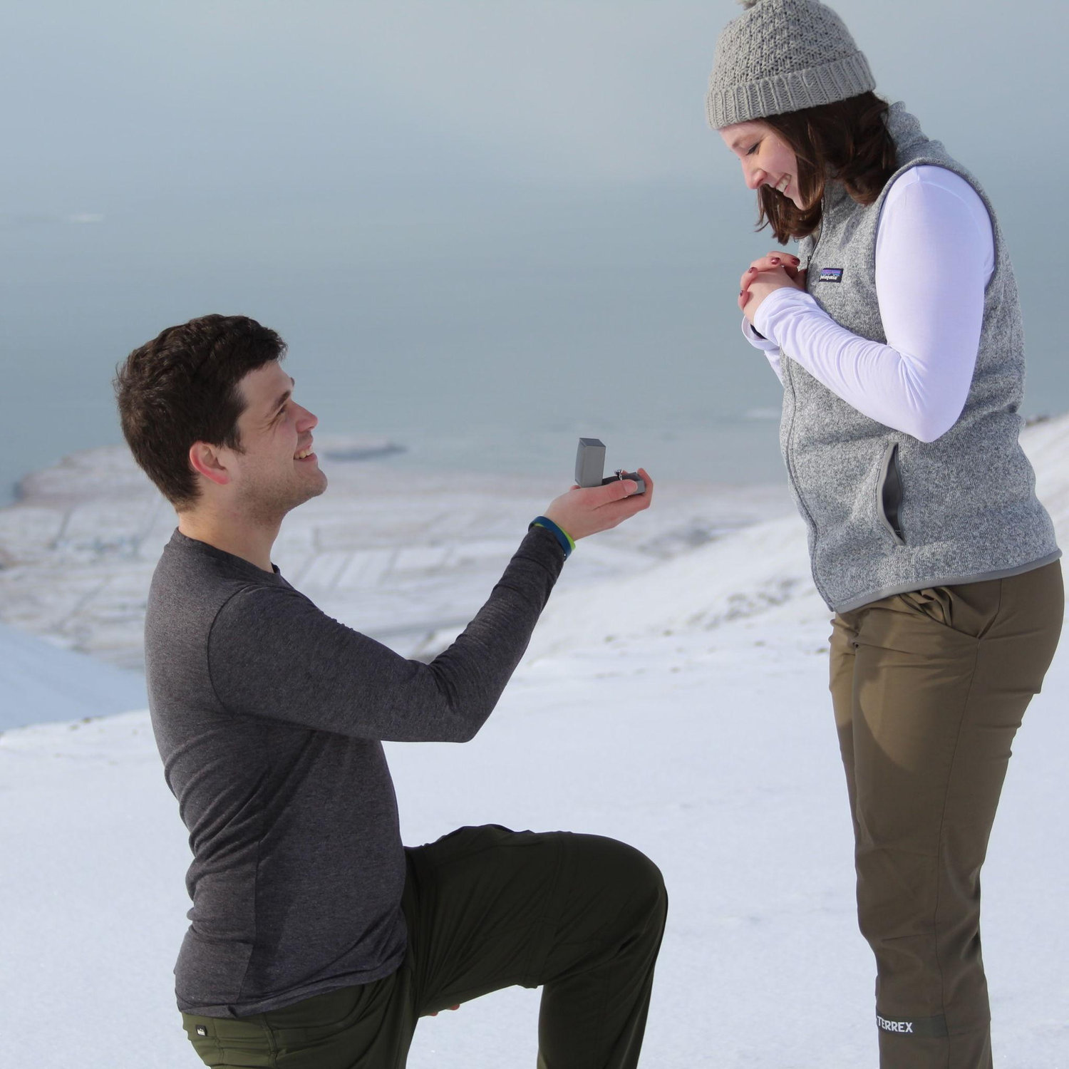Engagement on Mt. Esja in Iceland, March 5th, 2025