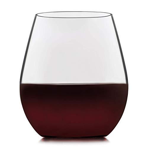 Libbey Signature Kentfield Stemless Red Wine Glasses, Set of 4