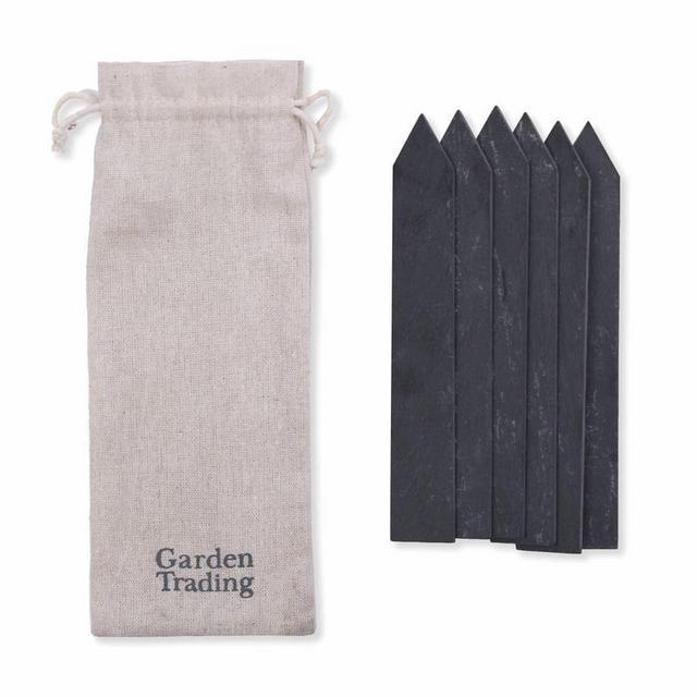 Plant Markers With Pencil, Slate, S/6