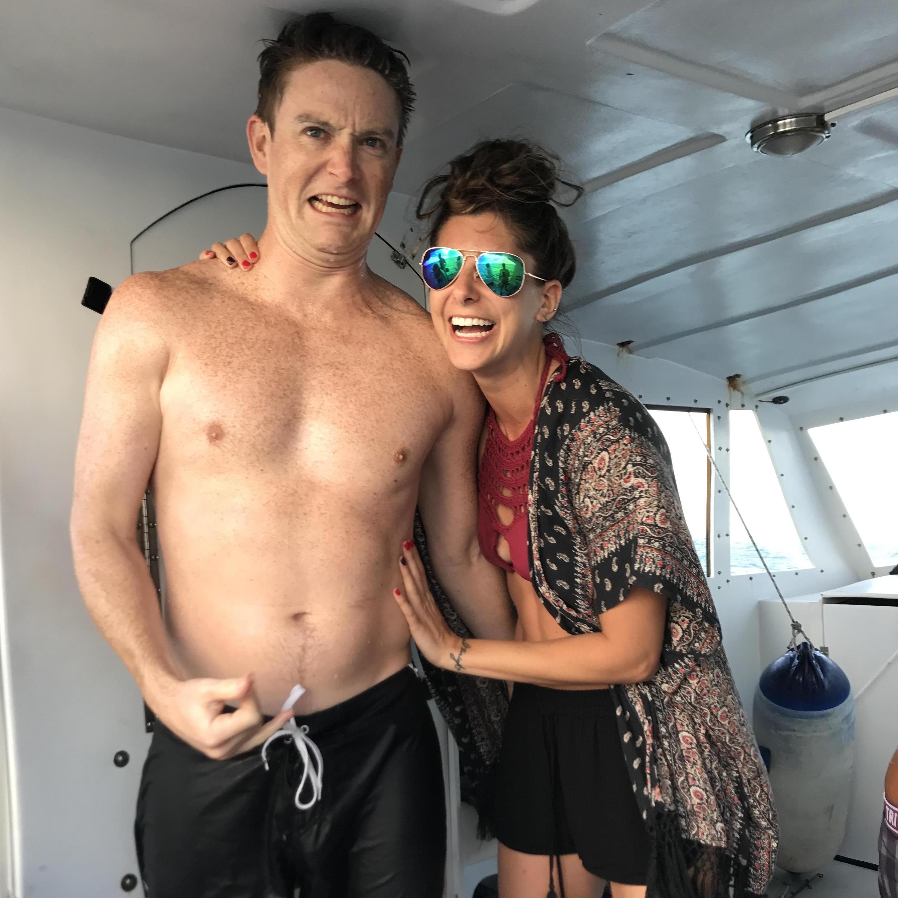 That time Timmy "Swam" with the sharks in Belize