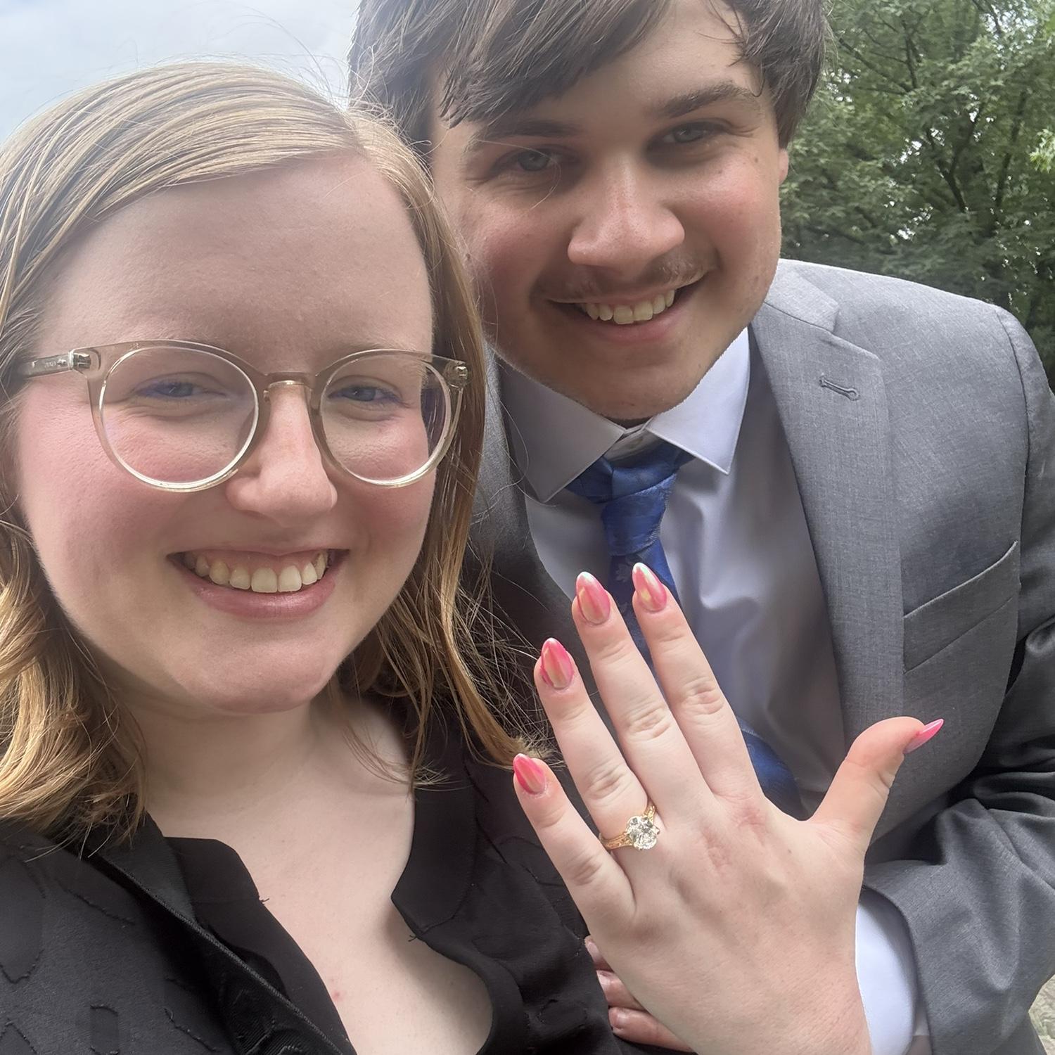 The day we got engaged!