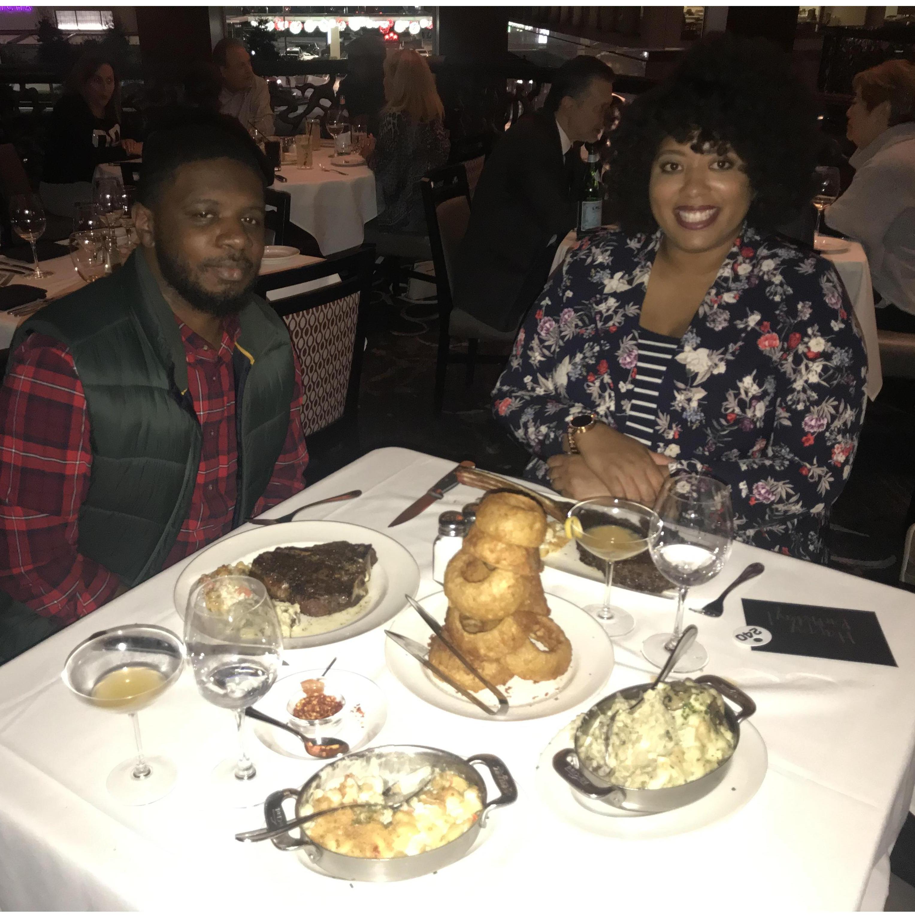 Surprise early birthday dinner for me!