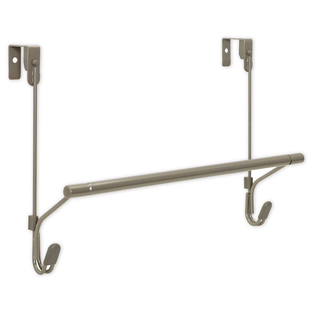 ORG SnugFit Over-the-Door Towel Bar in Satin Nickel