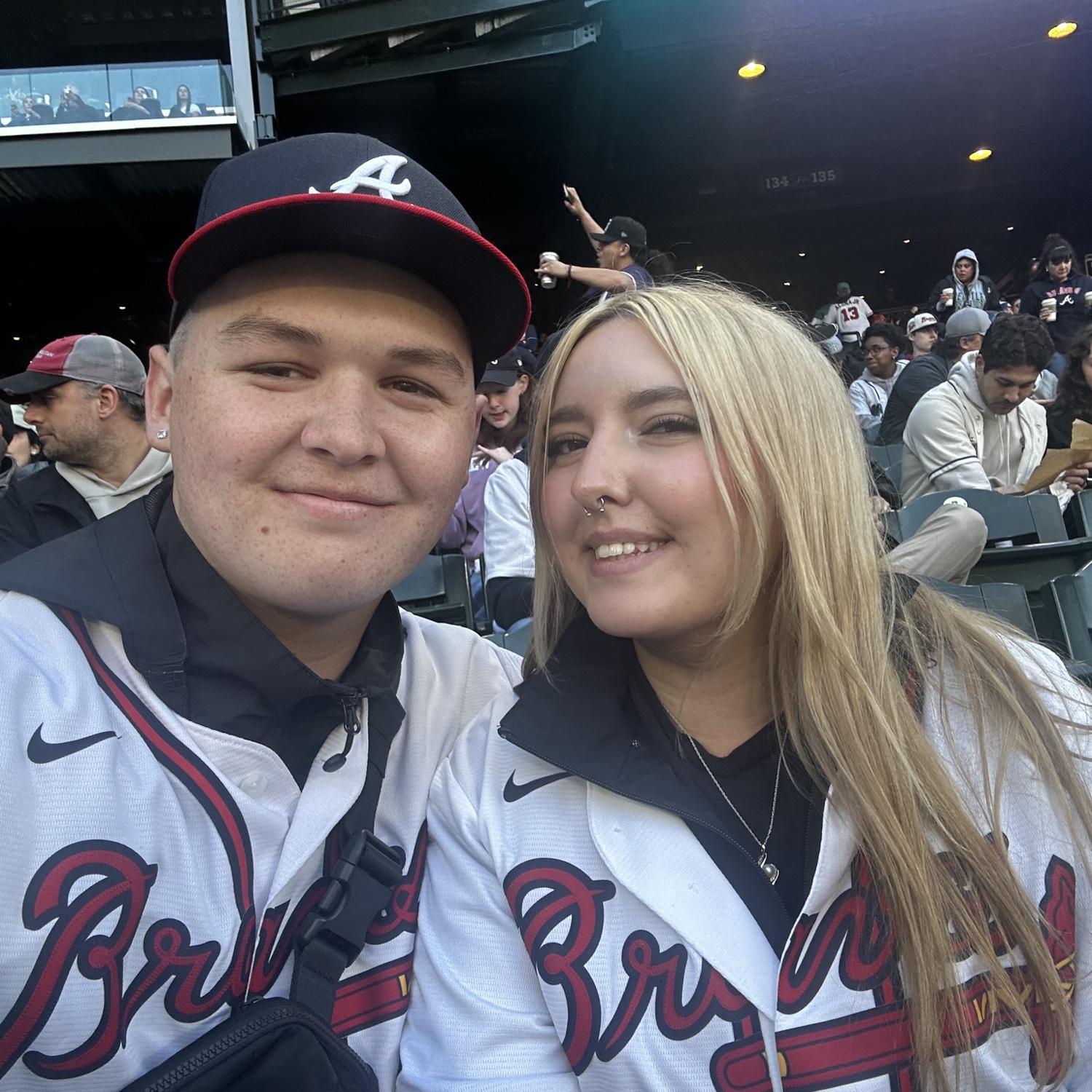 Braves game (her favorite team). We love to watch baseball together