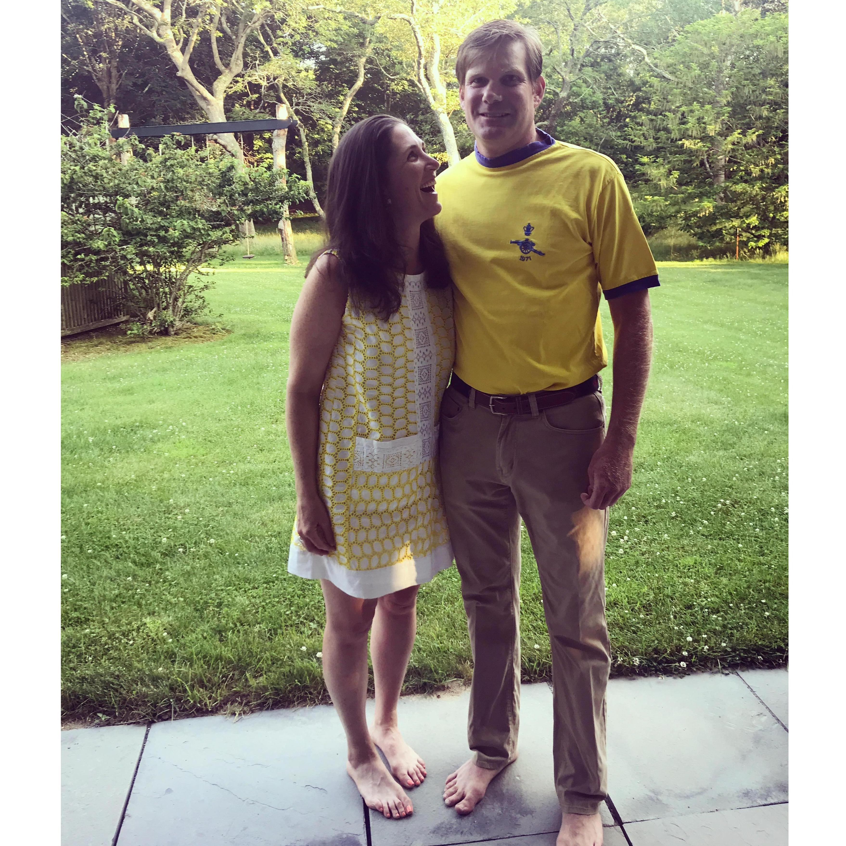 On date night we wear yellow.