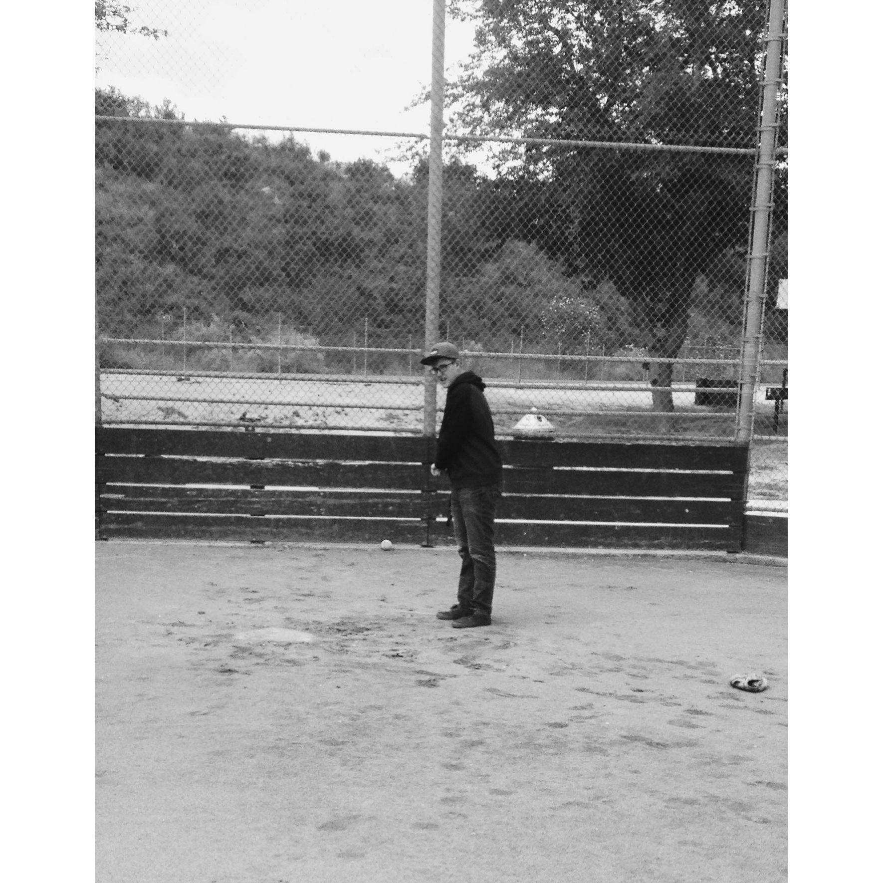 Our very first time hanging out 1:1. We played softball & spent time together. We LOVE this memory and view it as "where it started". Our wedding is 3/29/2025, almost exactly 9 years later. 3/30/2016