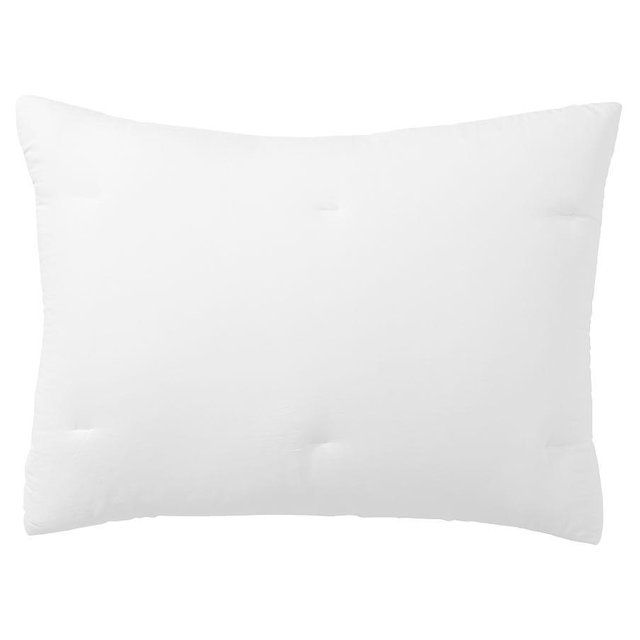 Dream Brushed Cotton Comforter Shams, Standard, White, Set of 2
