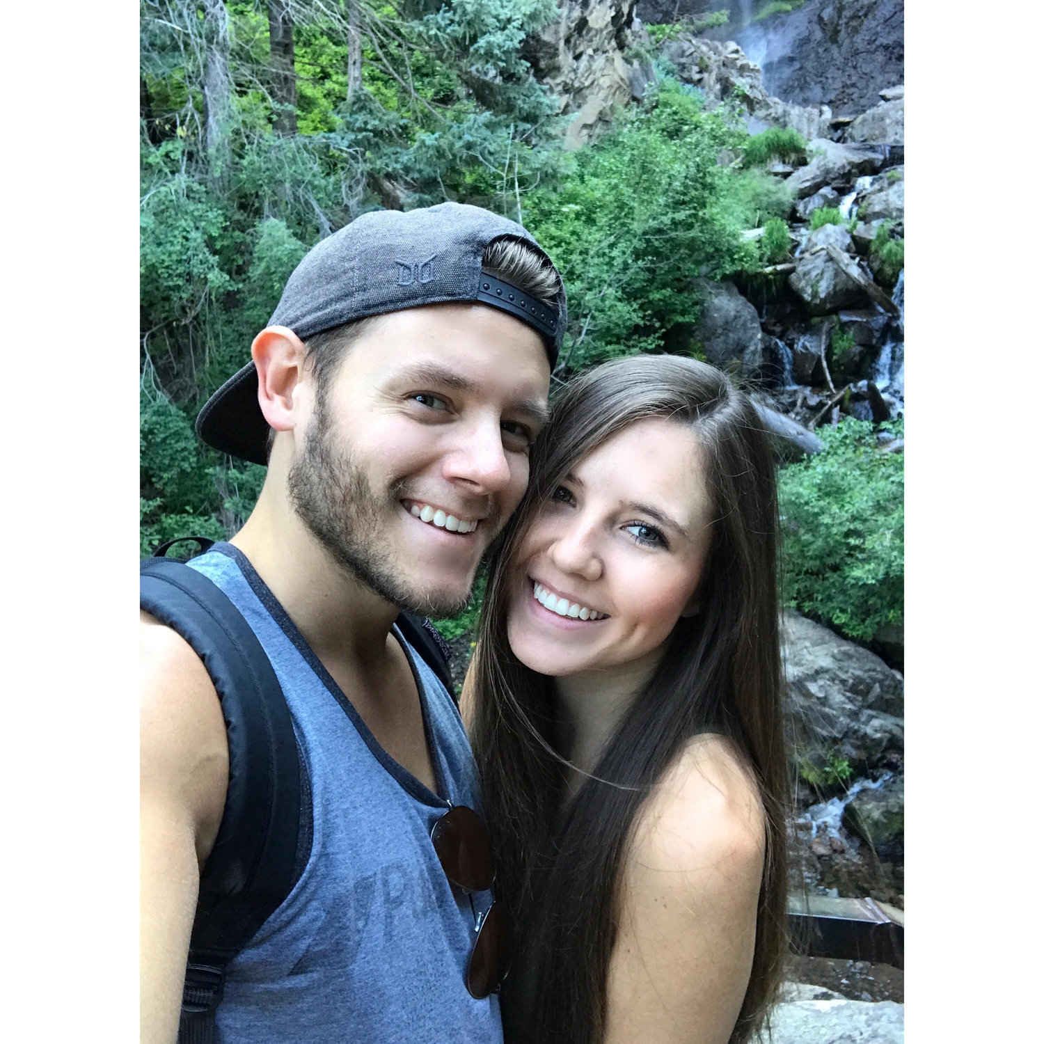 Our first trip together to Colorado in July 2017. This picture is when Matthew said "I love you" for the first time while we where hiking Treasure Falls. So romantic;)