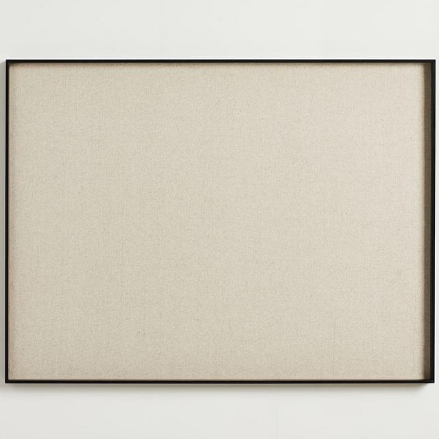 Linen Home Office Pinboard, Large - Black