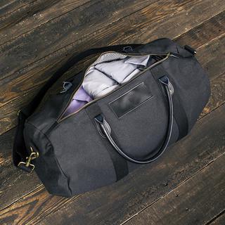 Personalized Black Duffel Bag