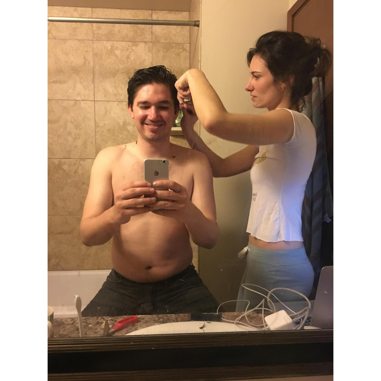 first and last team haircut. Grant immediately afterwards went on to grow a six pack.