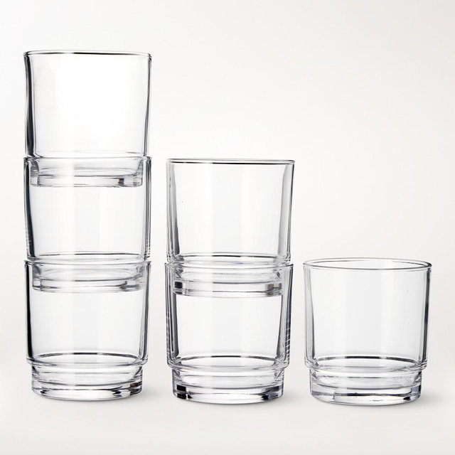 Williams Sonoma Pantry Stacked Tumblers, Set of 6