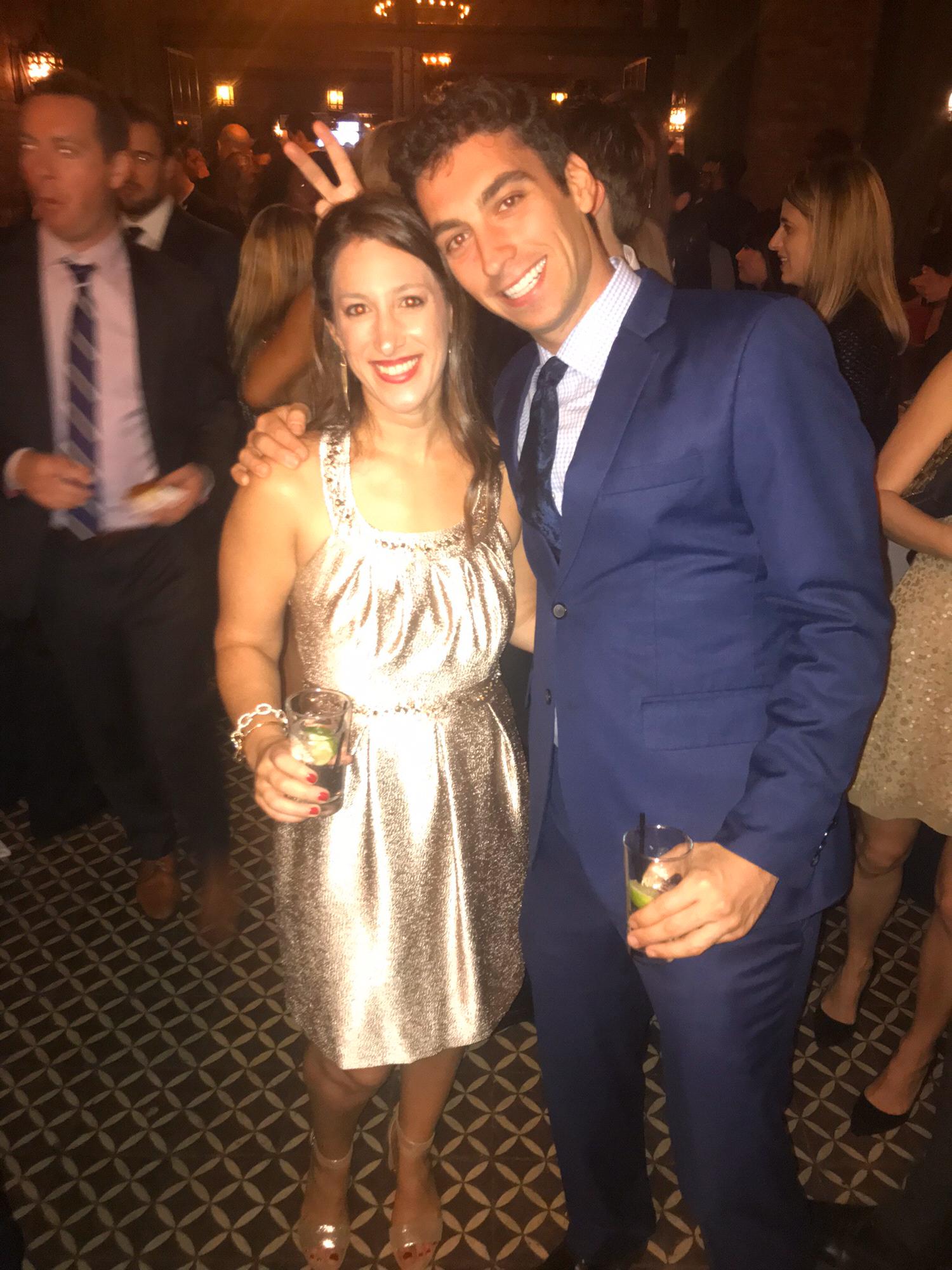 Fall Ball 2017 - Dave's first big night meeting the girls at a charity event.  He won a skateboard in the silent auction that night, which he has since lost.