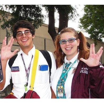 Nerd Day! Only slightly worse than we actually dressed every other day of Junior year.
