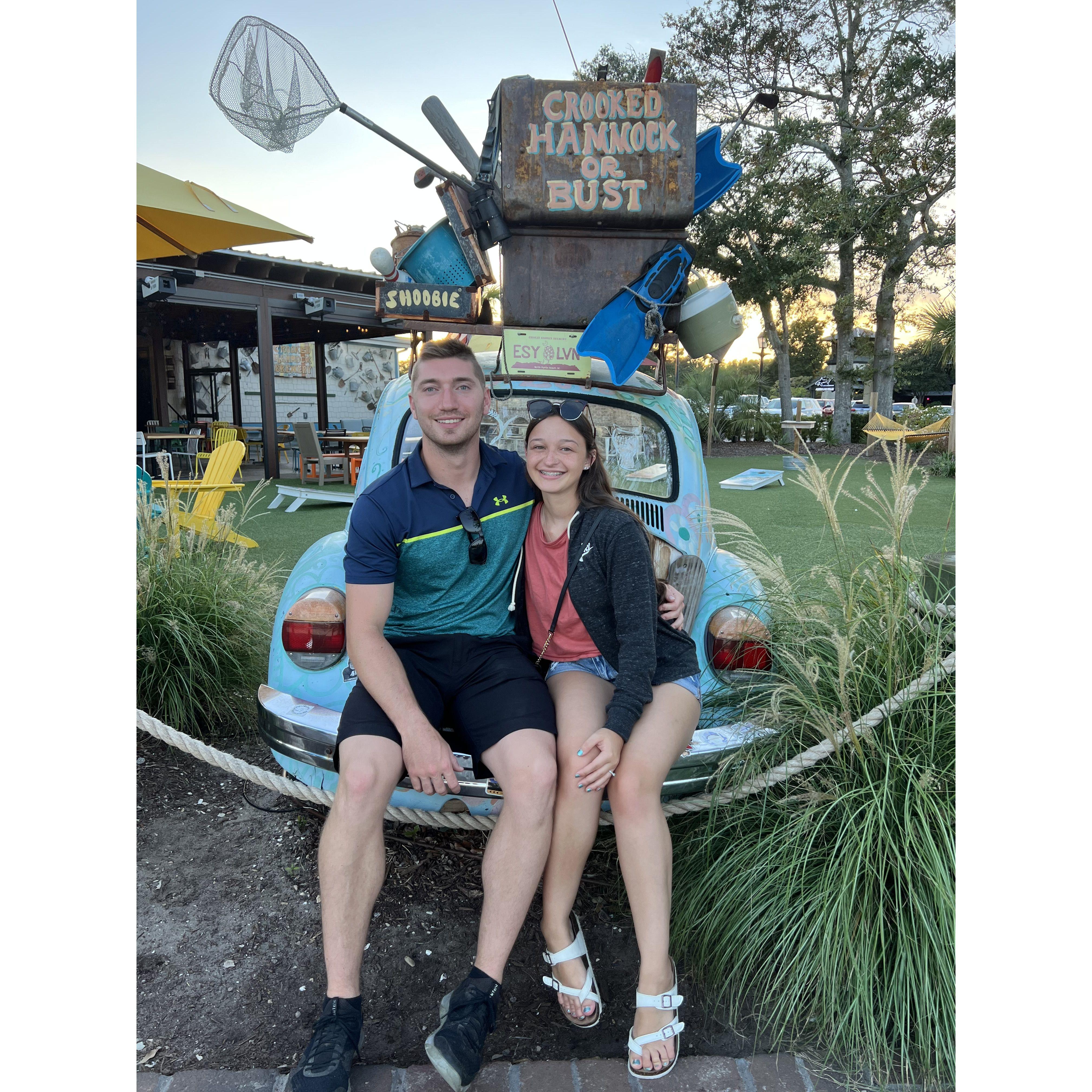 Our second beach trip together. Marc proposed during this trip! Summer 2022