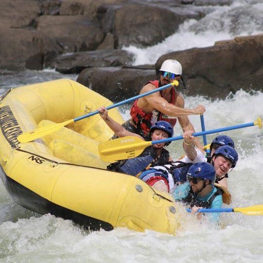 Life flashed before our eyes and Sara was swept downstream. Oops!