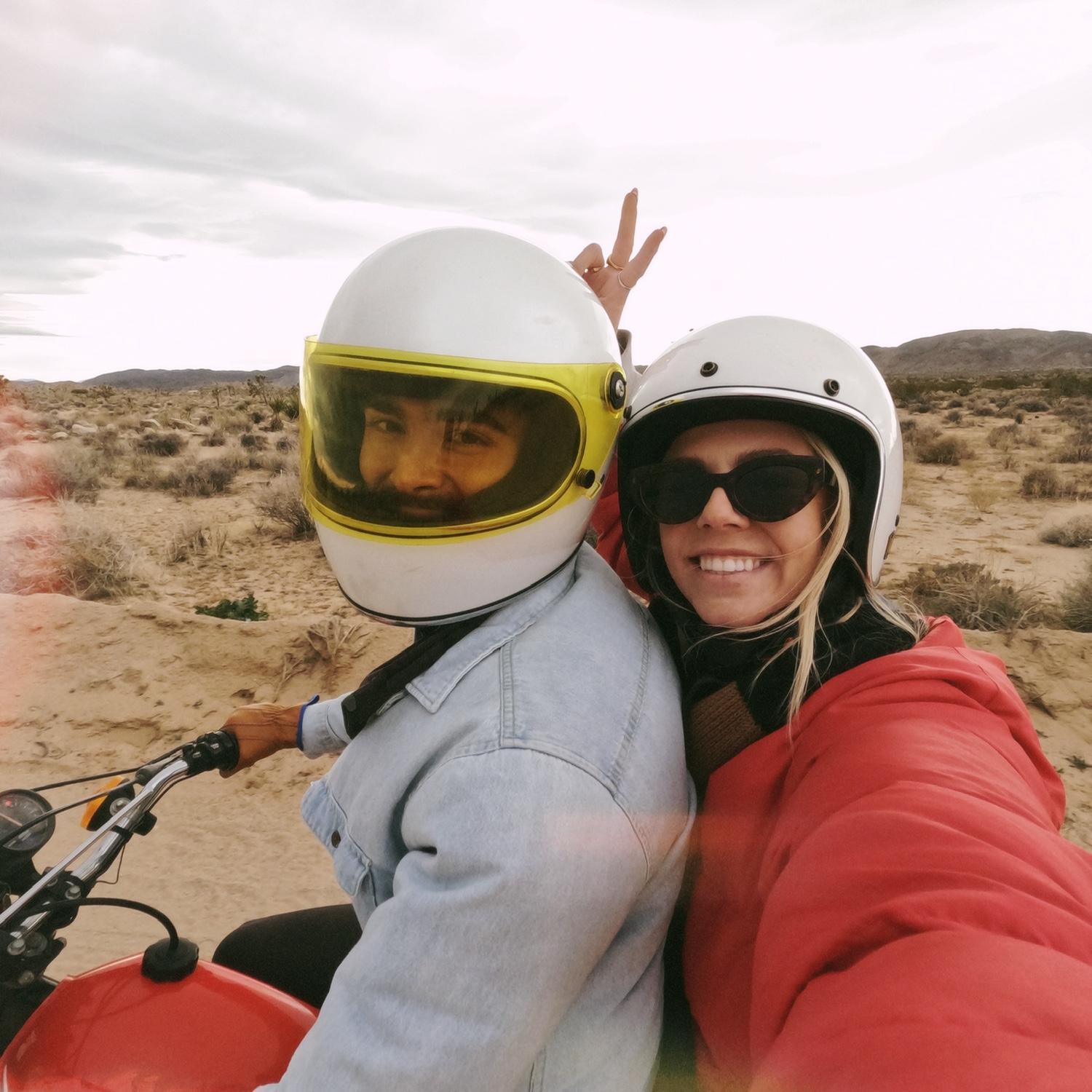 Moto rides through J Tree