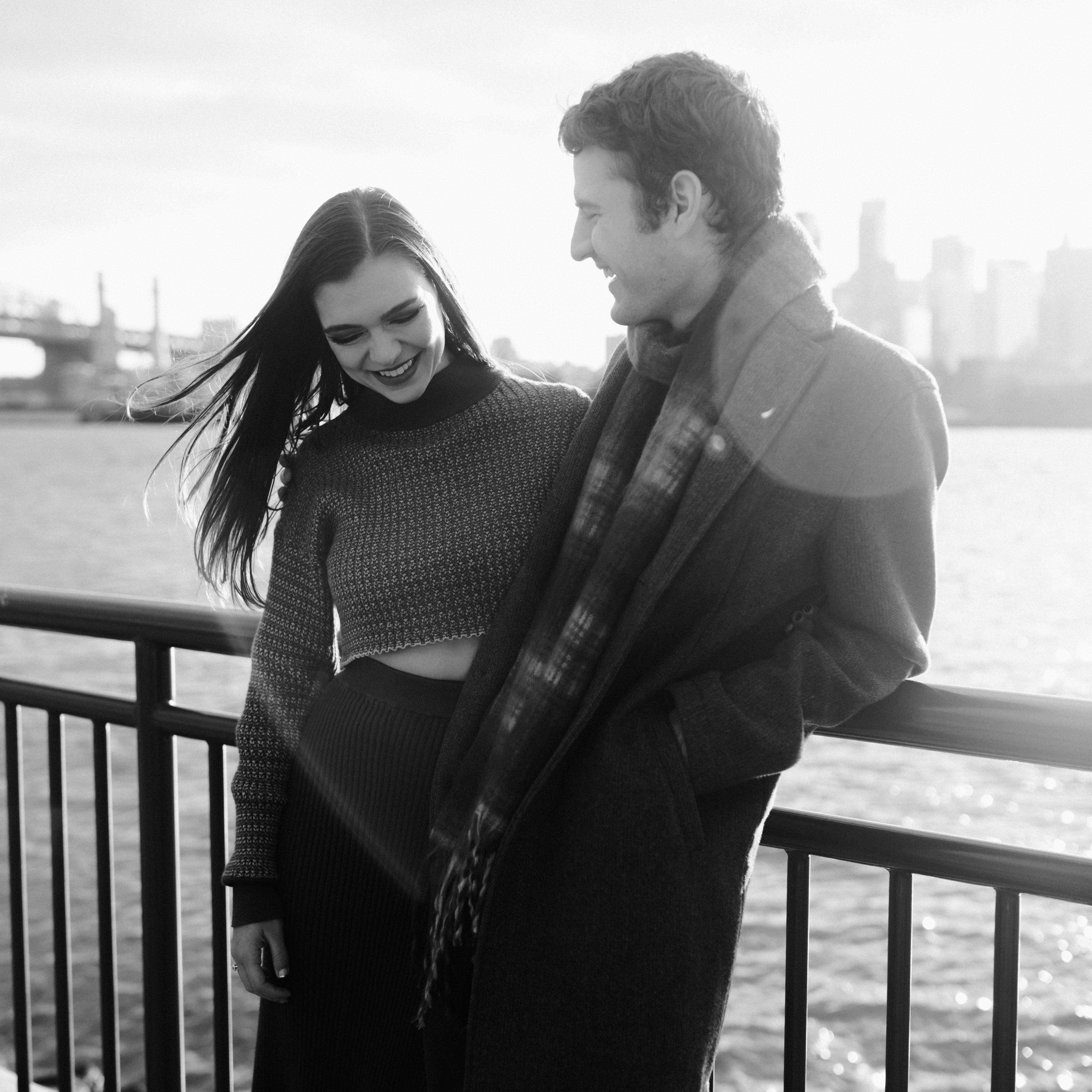 A candid shot from our engagement shoot. 2021.