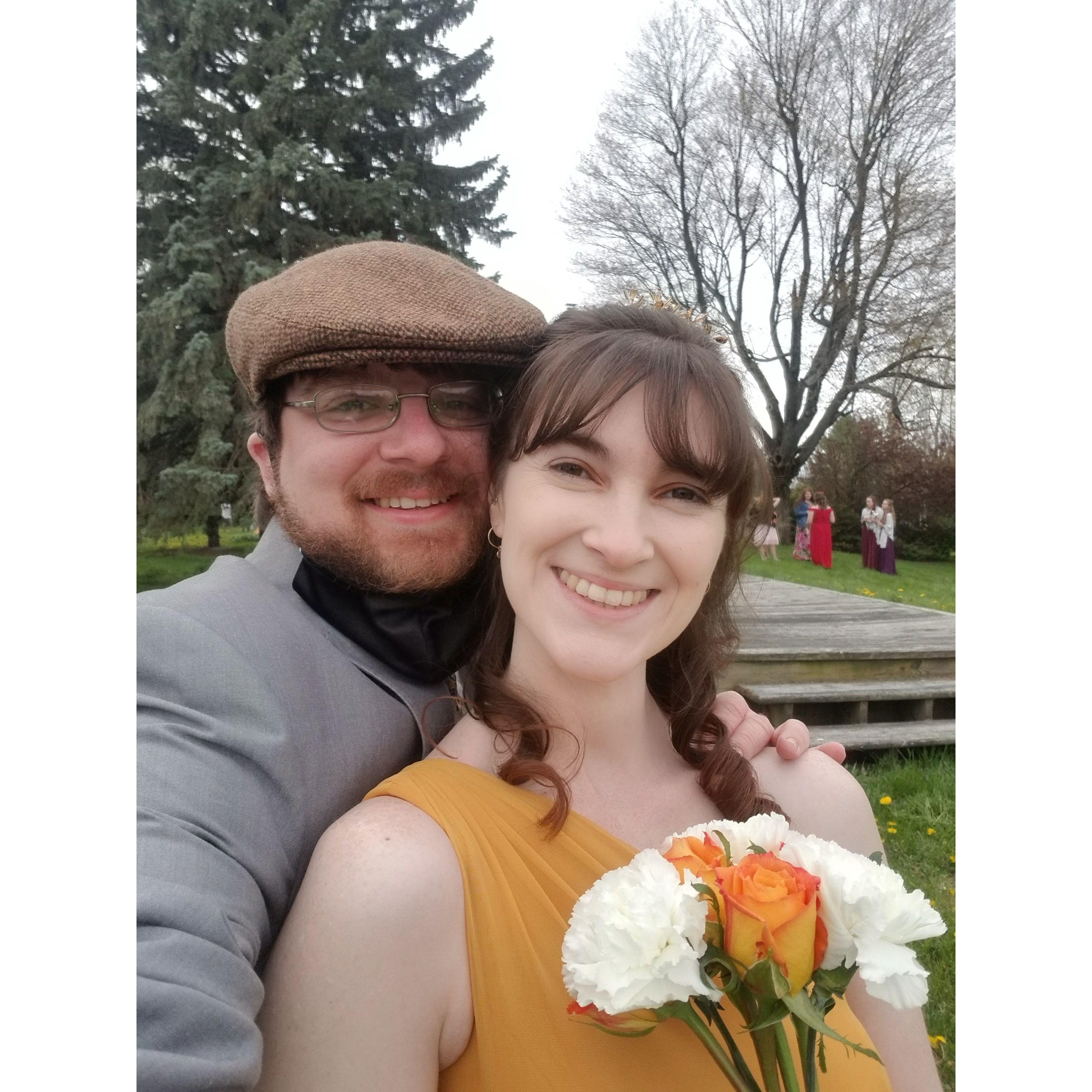 Susie's wedding, May 2021