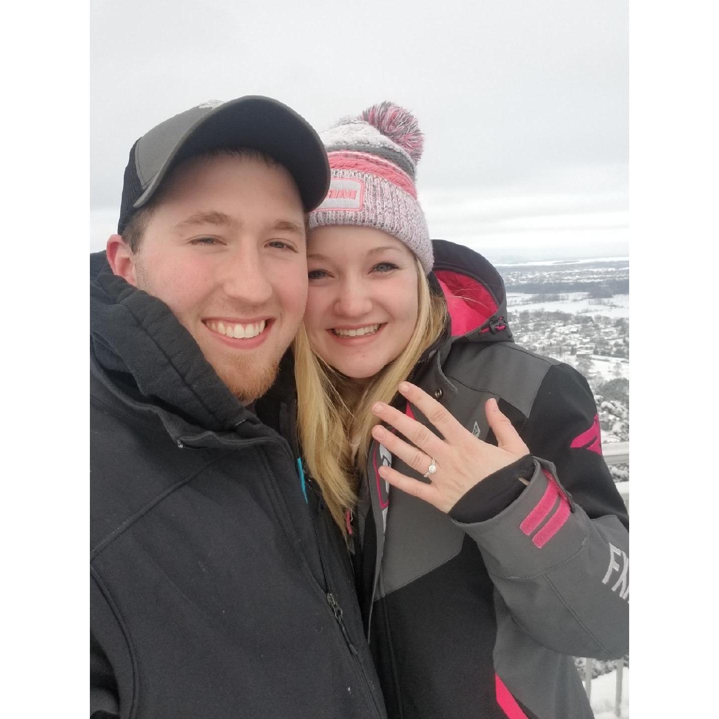 He asked.... and she said YES!  March 2nd is one of our forever favorite days!