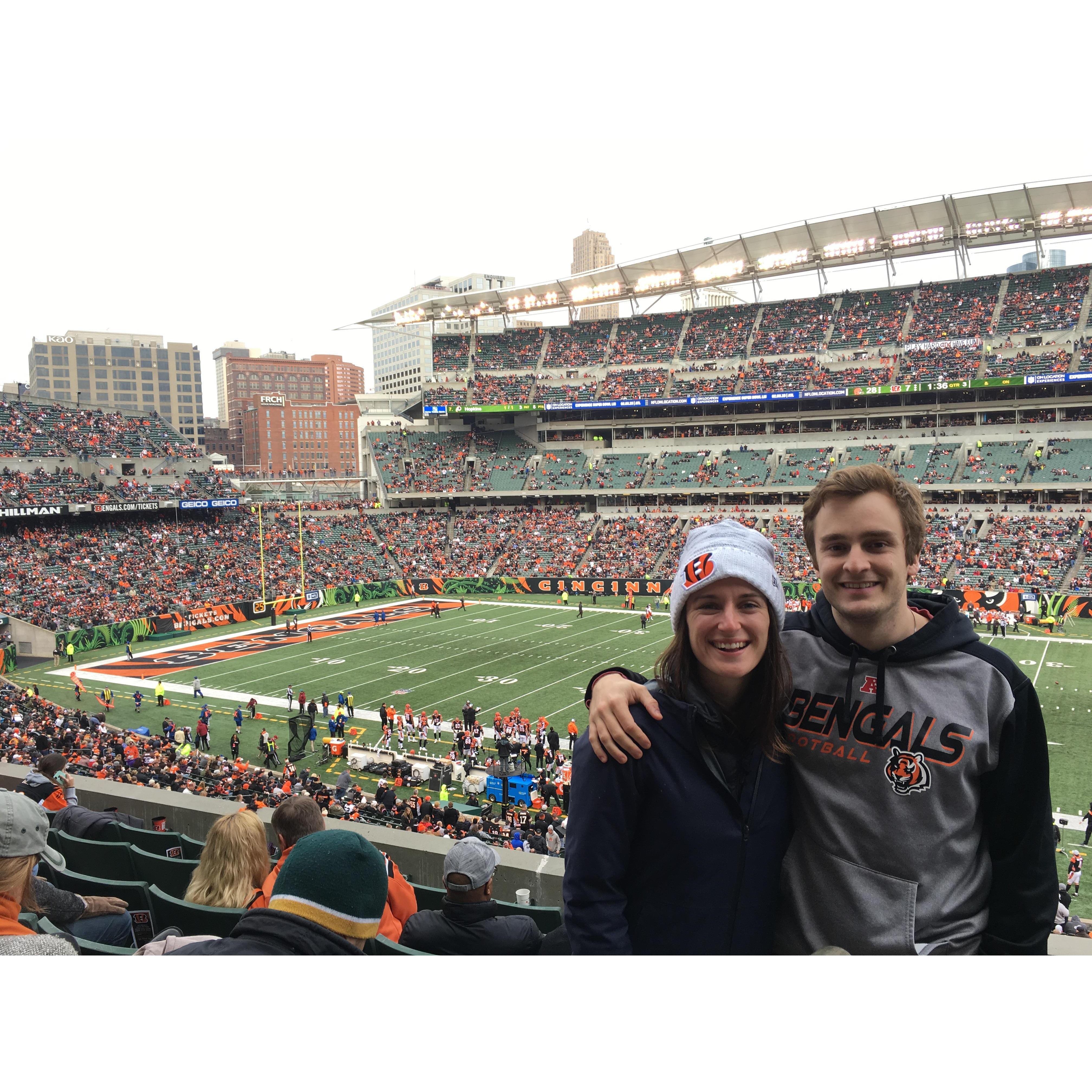 Bengals Game in Cincinnati, November 2018