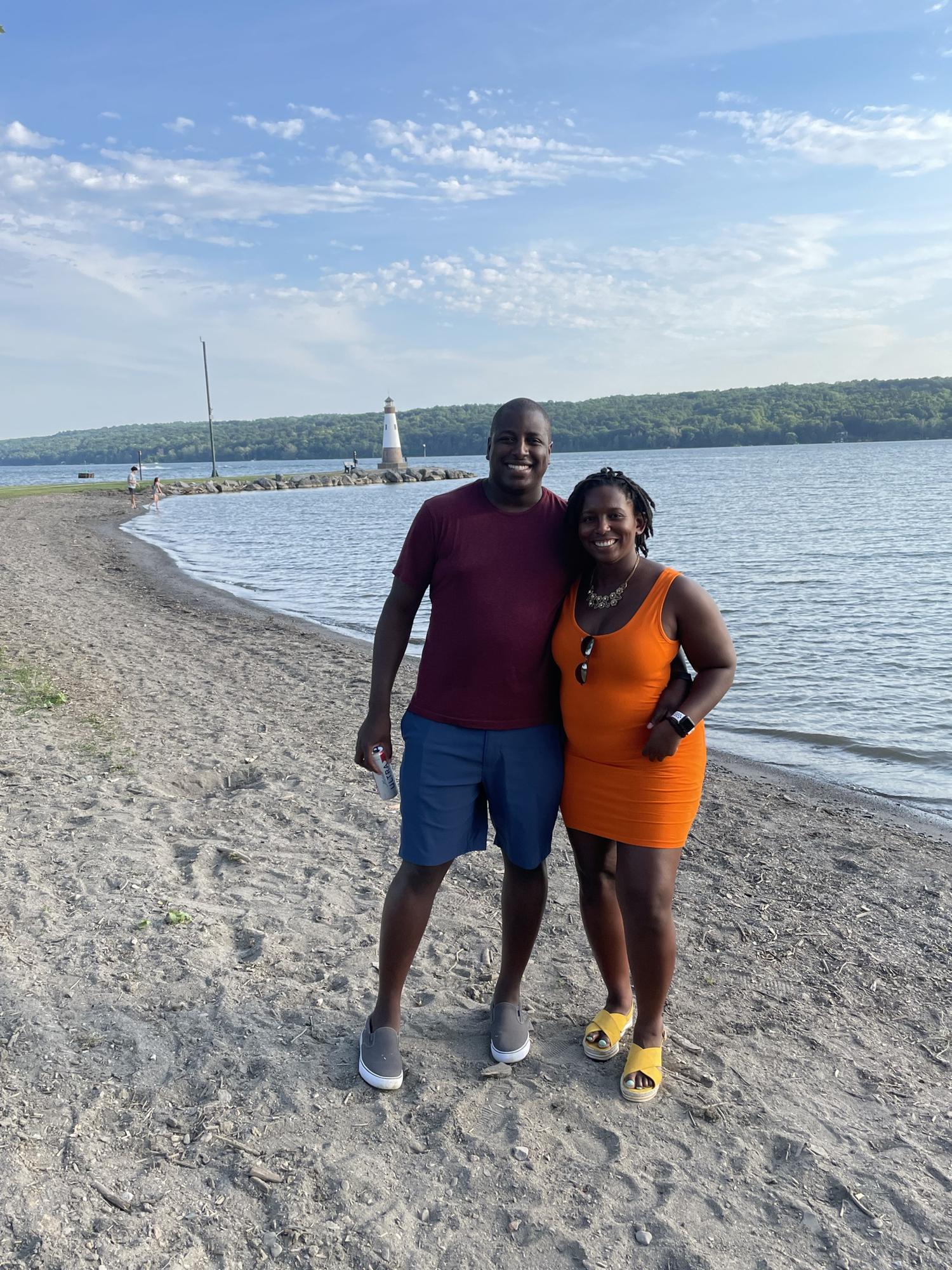 Our last picture before our engagement. This was the day before Michael proposed!