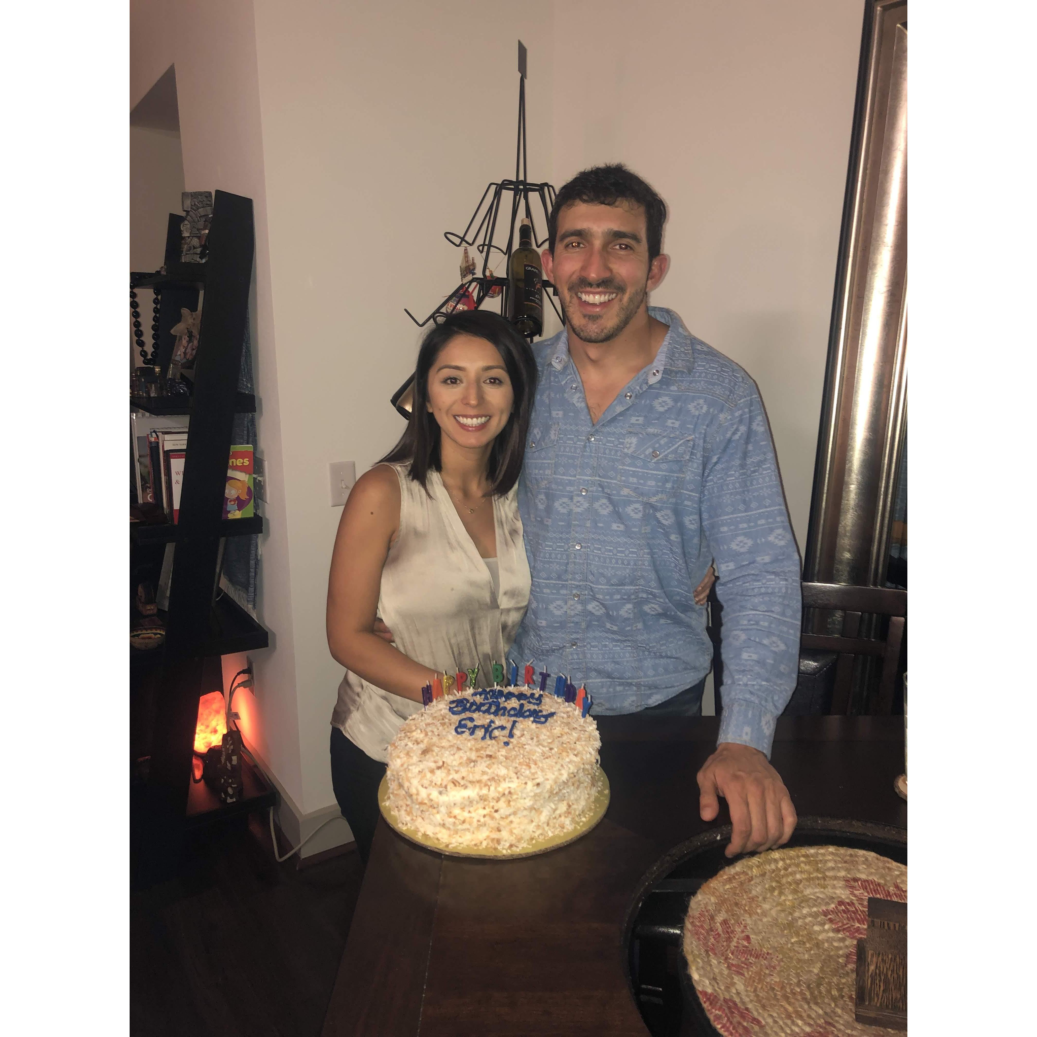 First birthday celebration for Eric. Happy Birthday!