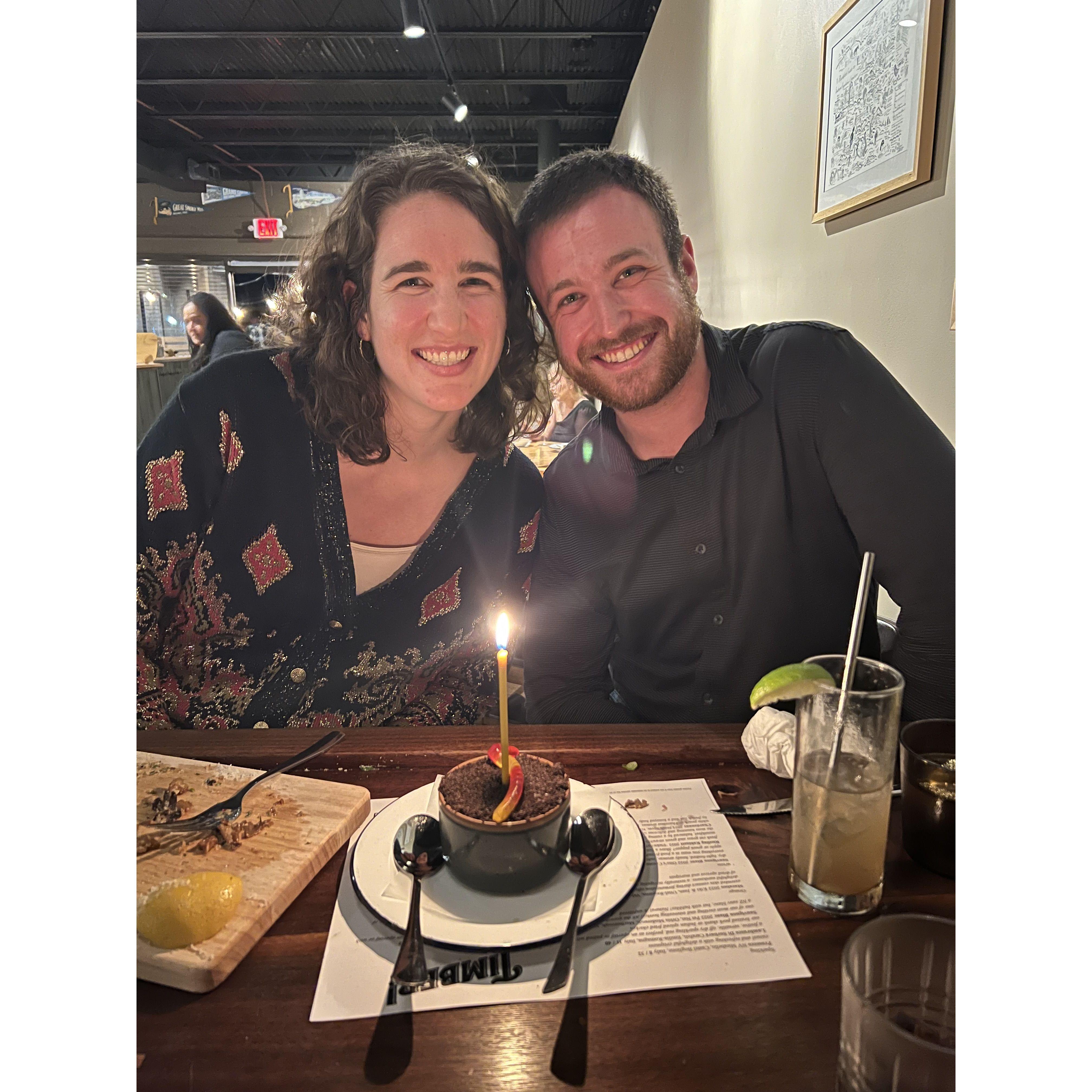 Tori's 30th Birthday at our favorite restaurant, Timber!