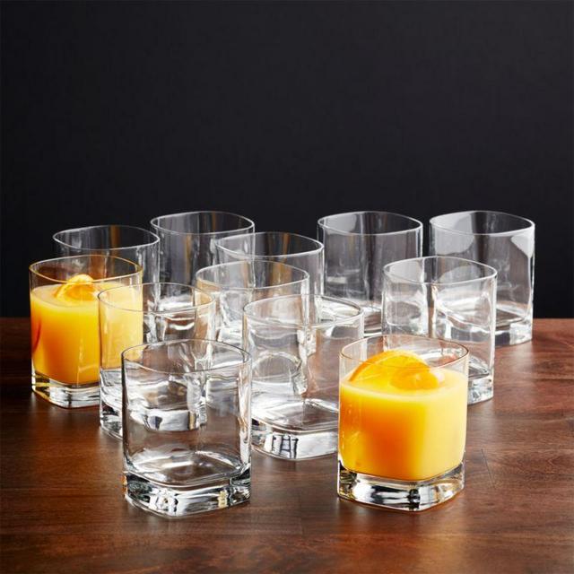 Strauss Double Old-Fashioned Glasses, Set of 12