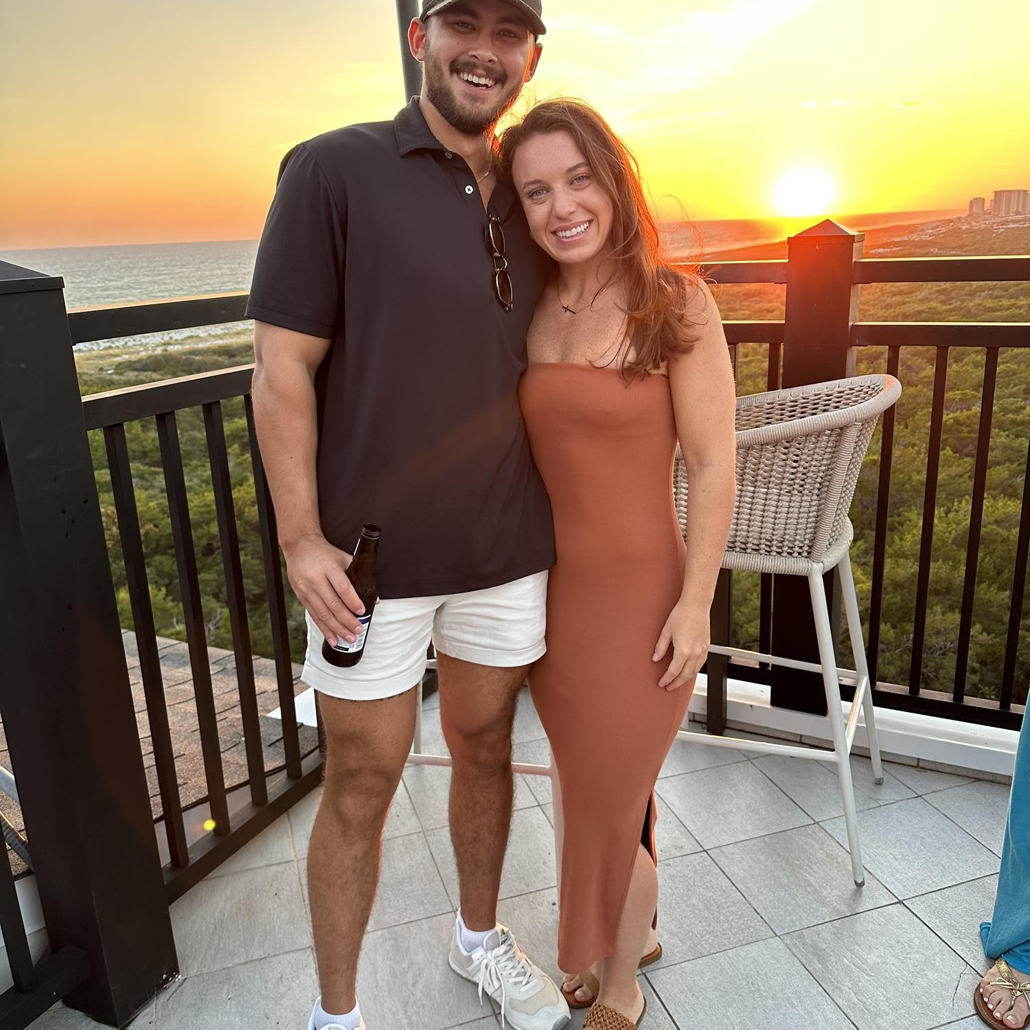 Celebrating our dear friend's engagement in October 2023