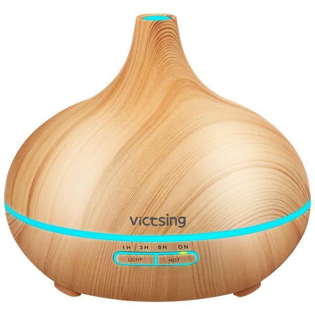 VicTsing Essential Oil Diffuser, 300ml Oil Diffuser with 4 Timer, Aromatherapy Diffuser with Auto Shut-Off Function, Cool Mist Humidifier BPA-Free for Bedroom Home