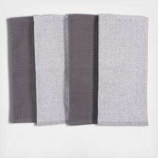 Linden Reversible Terry Kitchen Towel, Set of 4