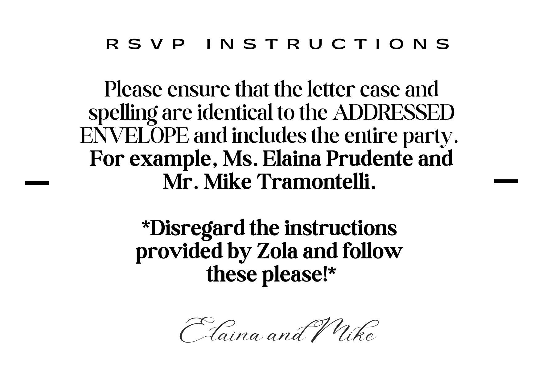 The Wedding Website of Elaina Prudente and Mike Tramontelli