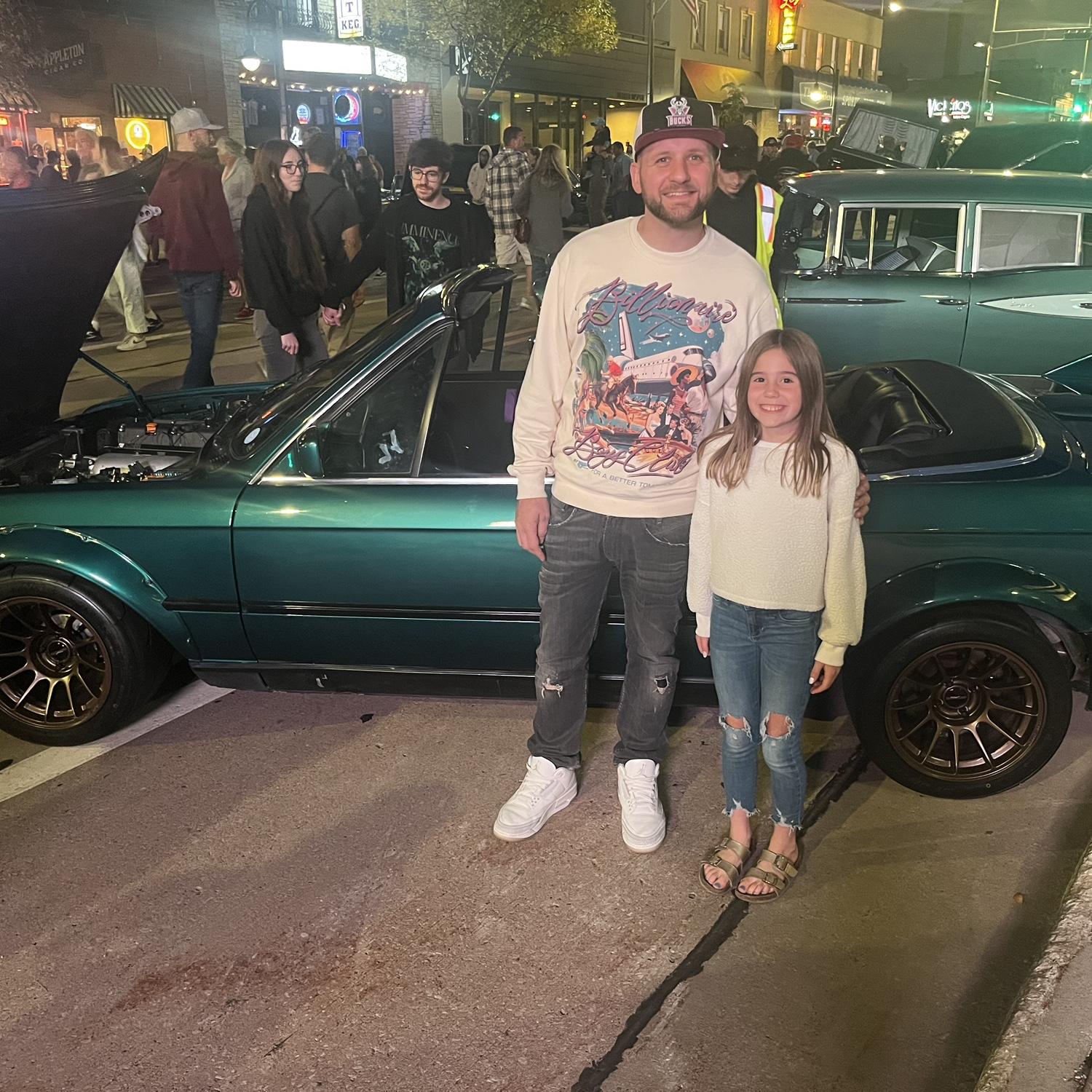 Ben and Willow spent time at License to cruise together. She even insisted on matching him.