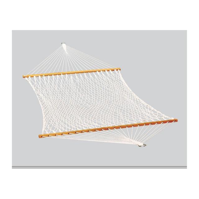 Double Cotton Rope Patio Hammock - White - Algoma