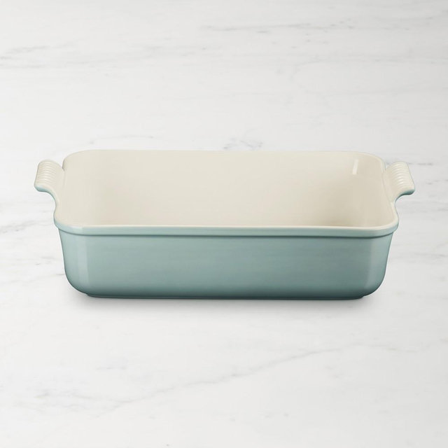 Le Creuset Stoneware Lasagna Pan, 6 1/2 Qt., Sea Salt