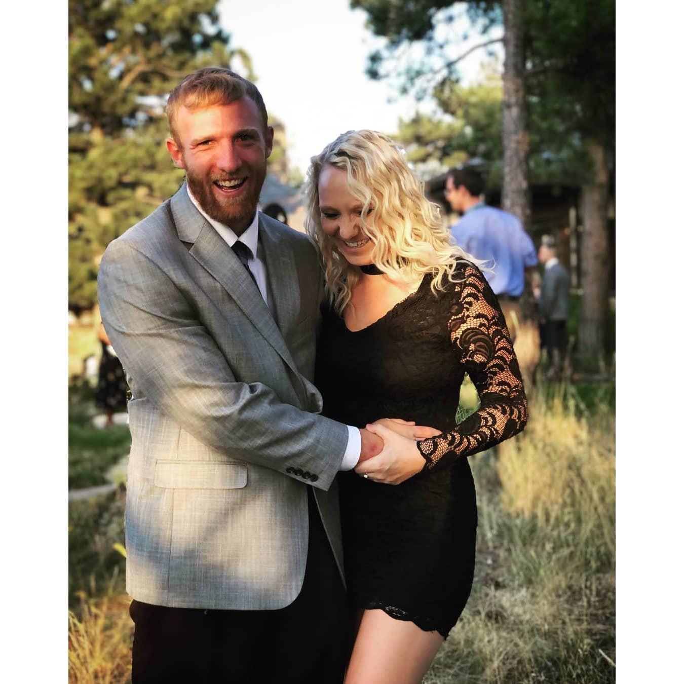 Sean always helps when Elise has to off-road in heels