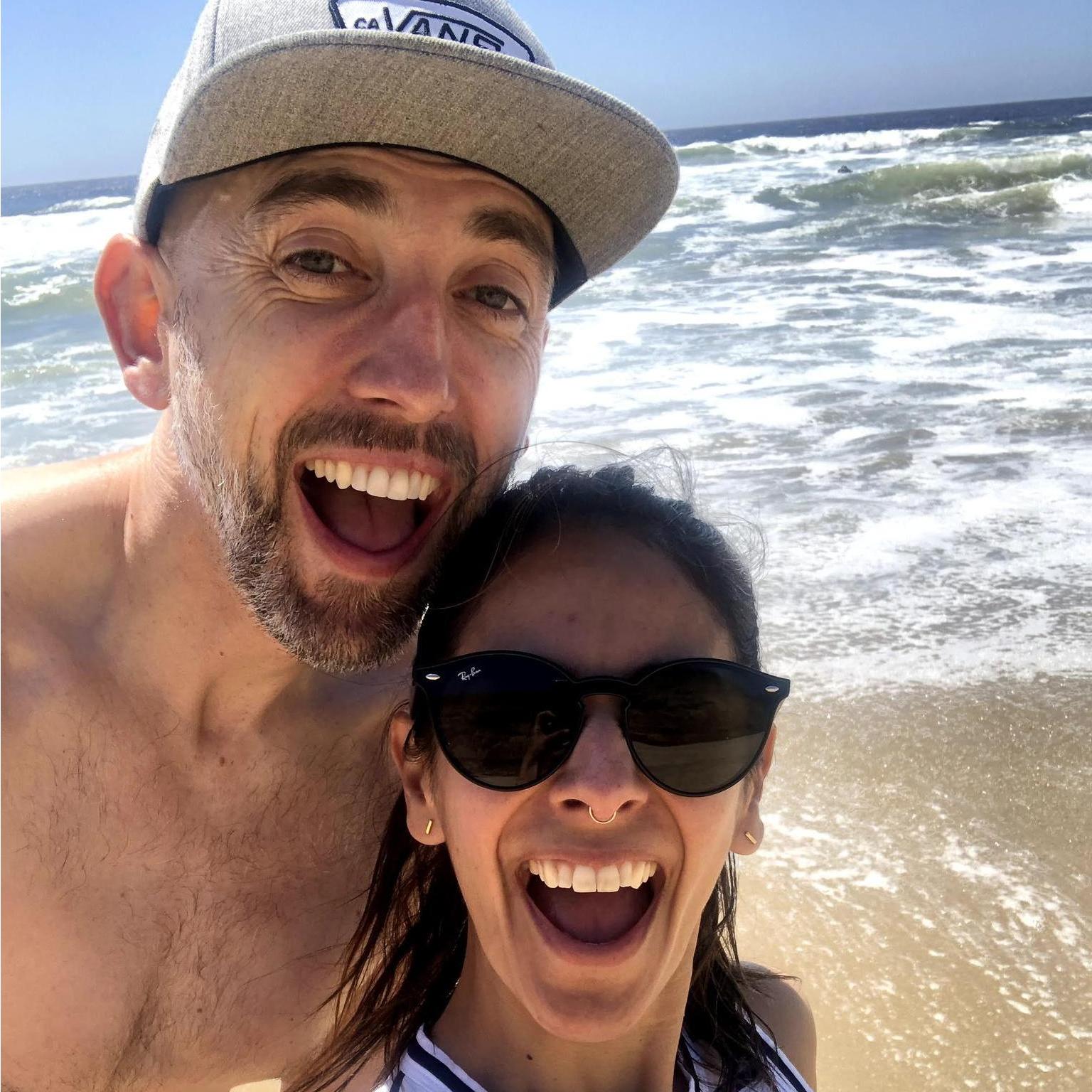 Ahhh we're at the beach!