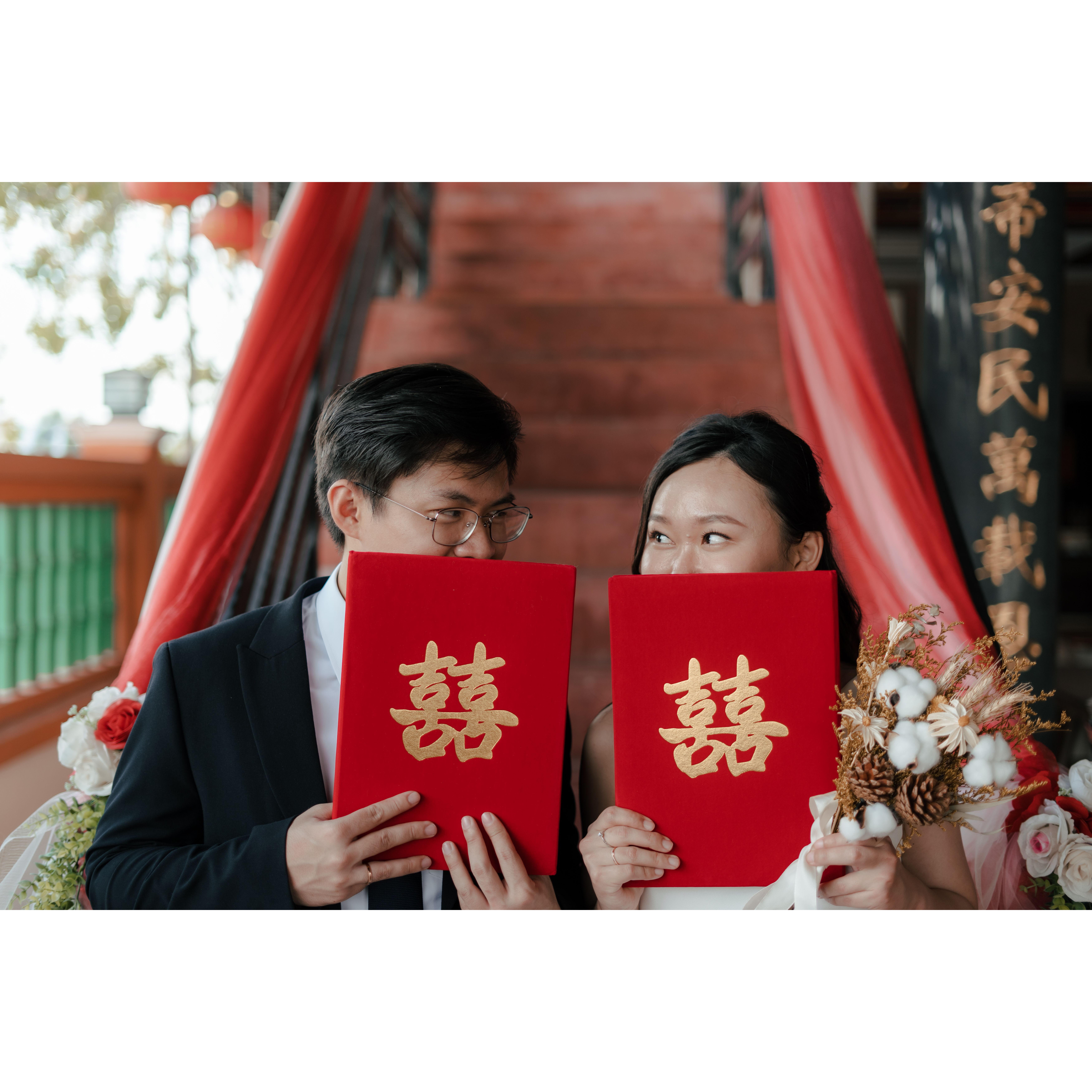 We got our marriage certificate!