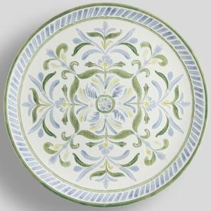 Chambray Tile Multi Stoneware Dinner Plates - Set of 4