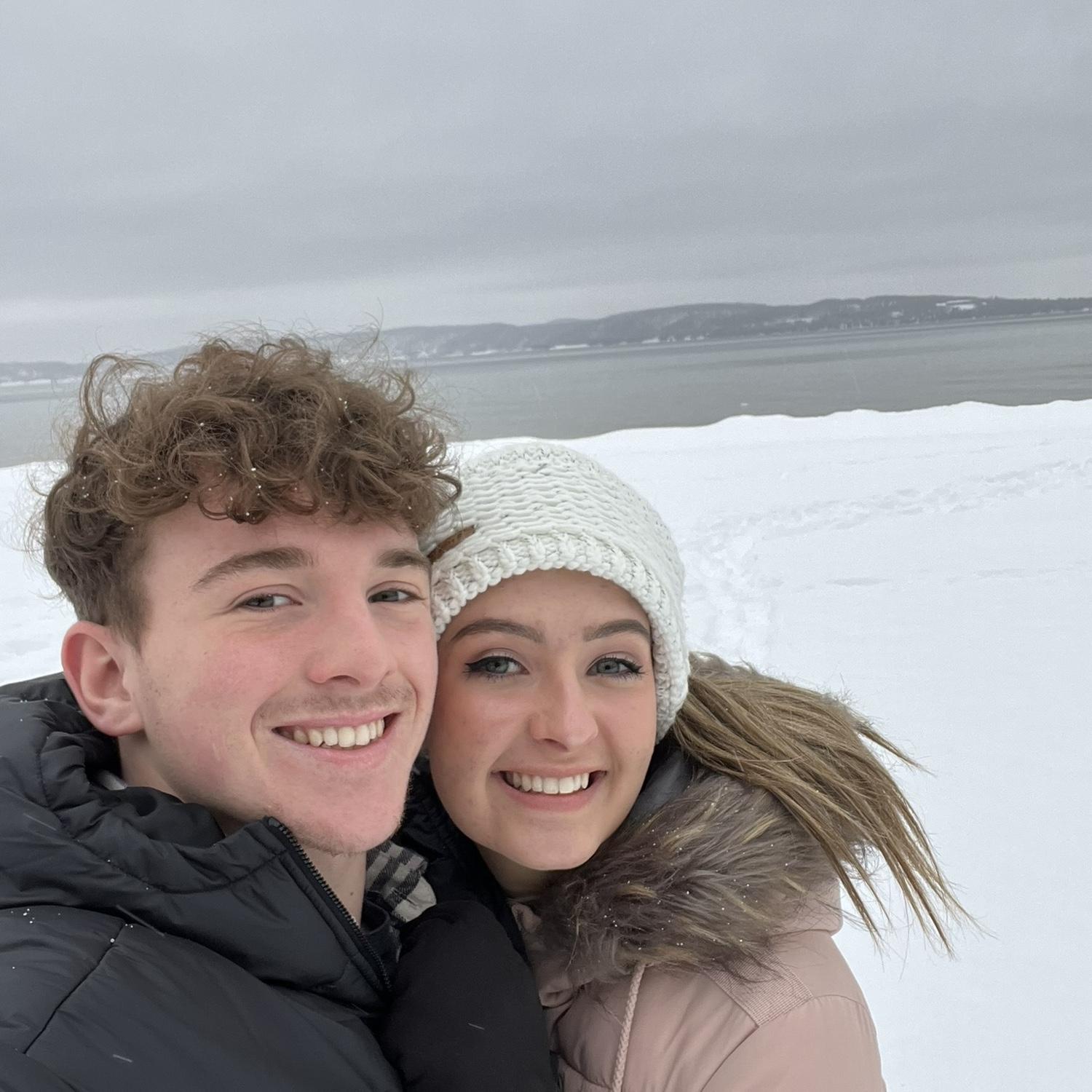 Katie's first trip to the U.P. December, 2022
