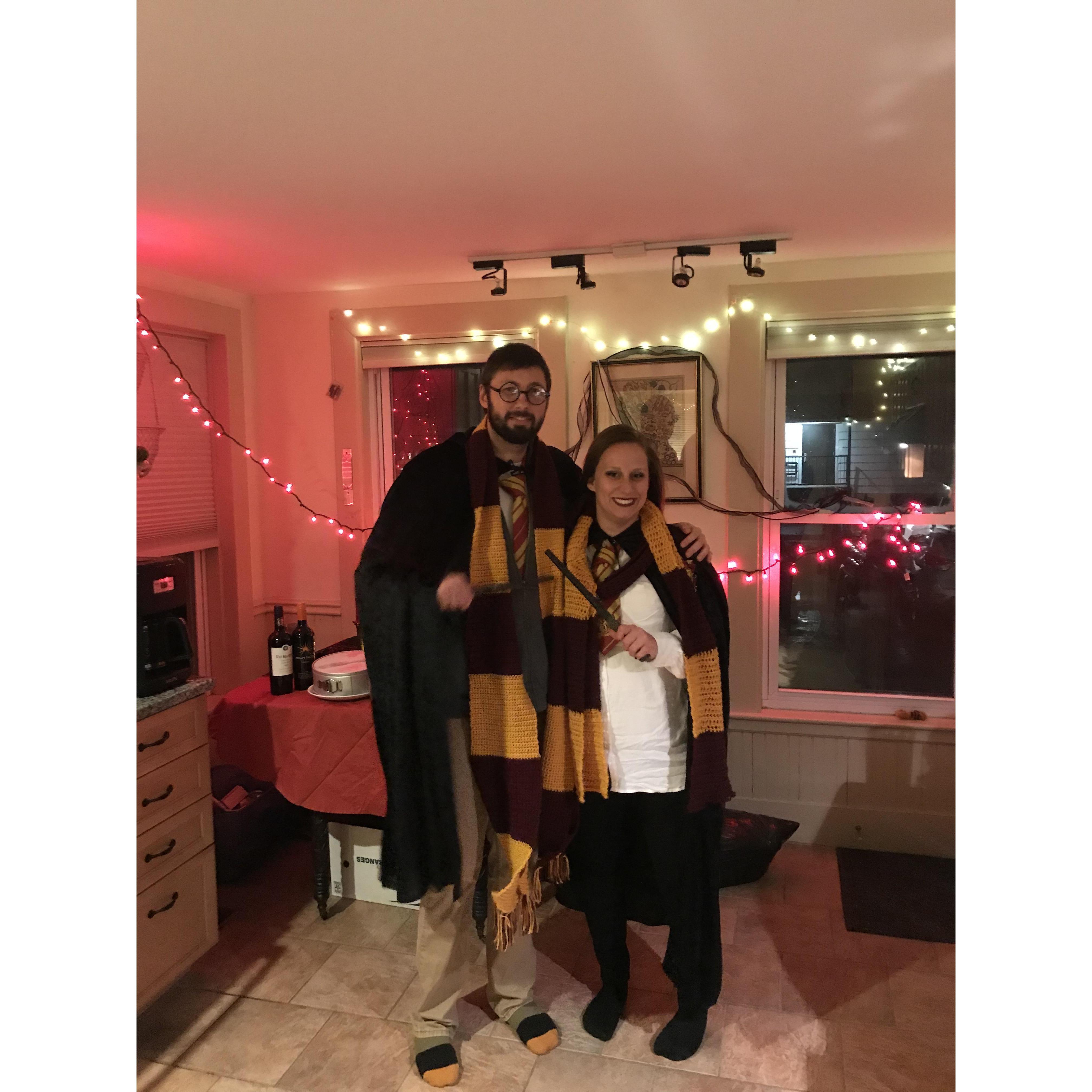Our first Halloween. Harry and Ginny Potter