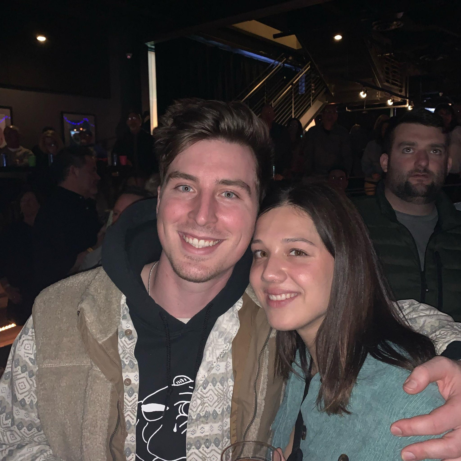 Our actual first photo together! April 2022