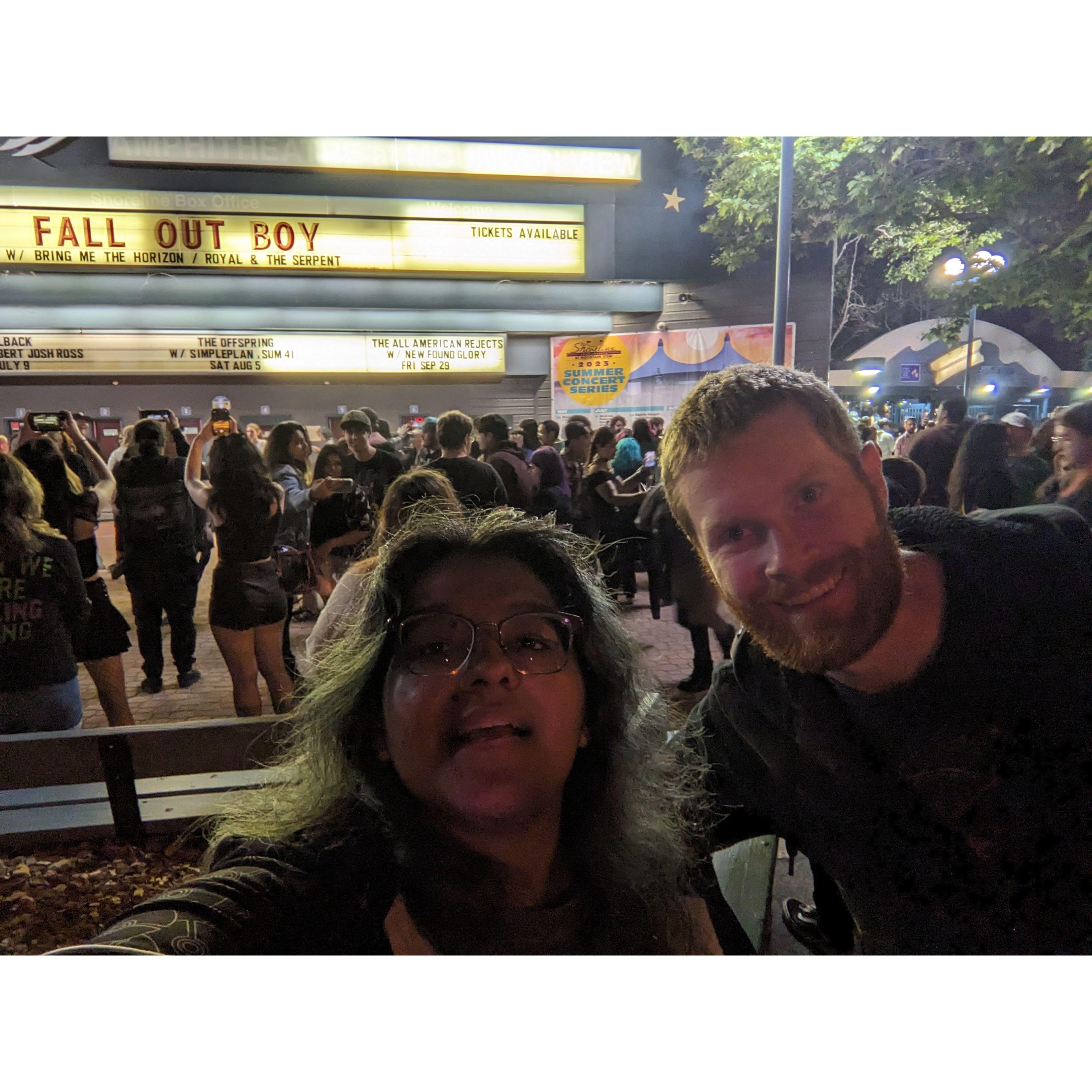 Sam & Rocio See Fall Out Boy