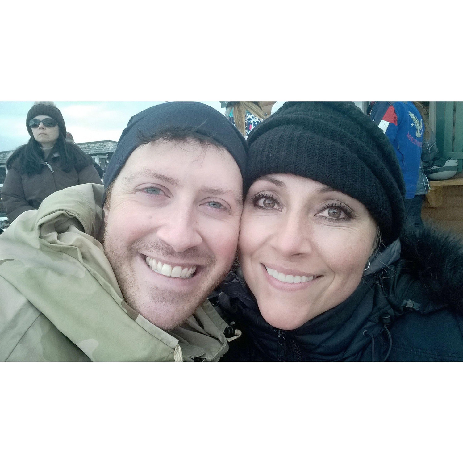Eddy's 1st time skiing!!!, Killington, VT; 2017