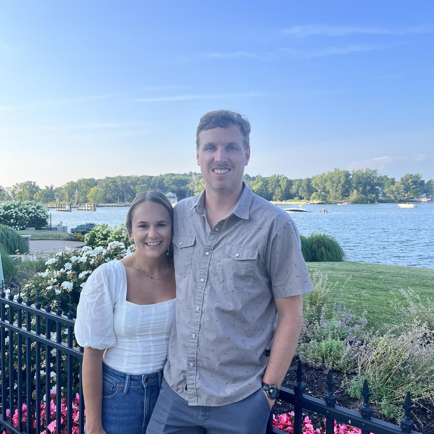 Enjoying the beach and water in Holland, Michigan vacation with Alex’s family 2023