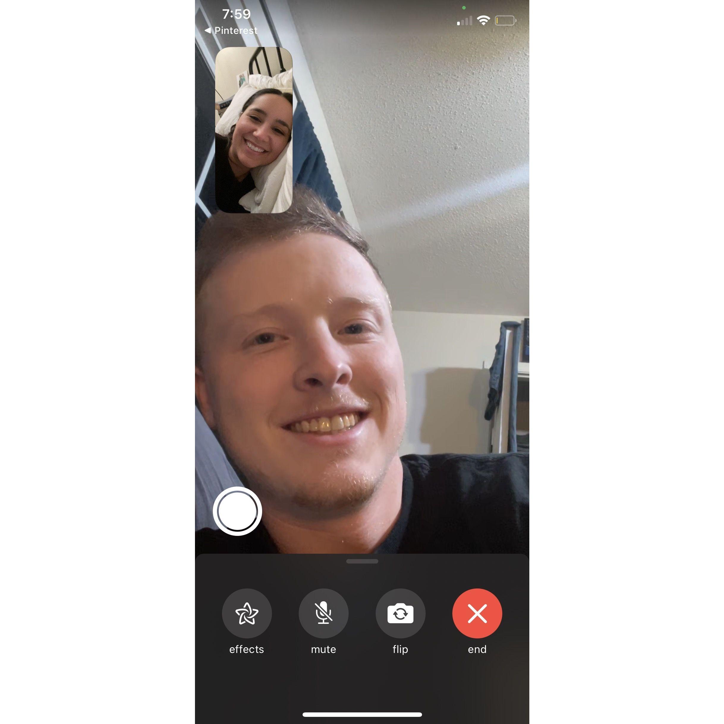One of many Facetime dates