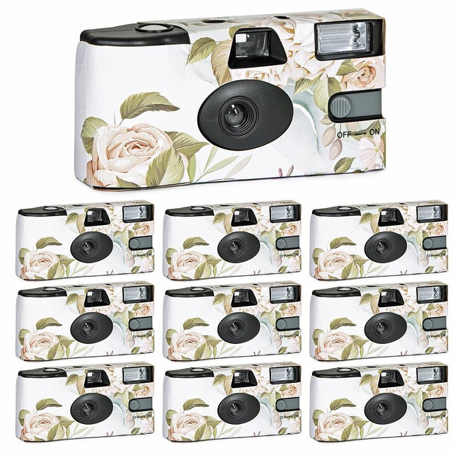 1Shot Disposable Camera Bulk - 10PCS Wedding & Party Film Camera - ISO400 35mm